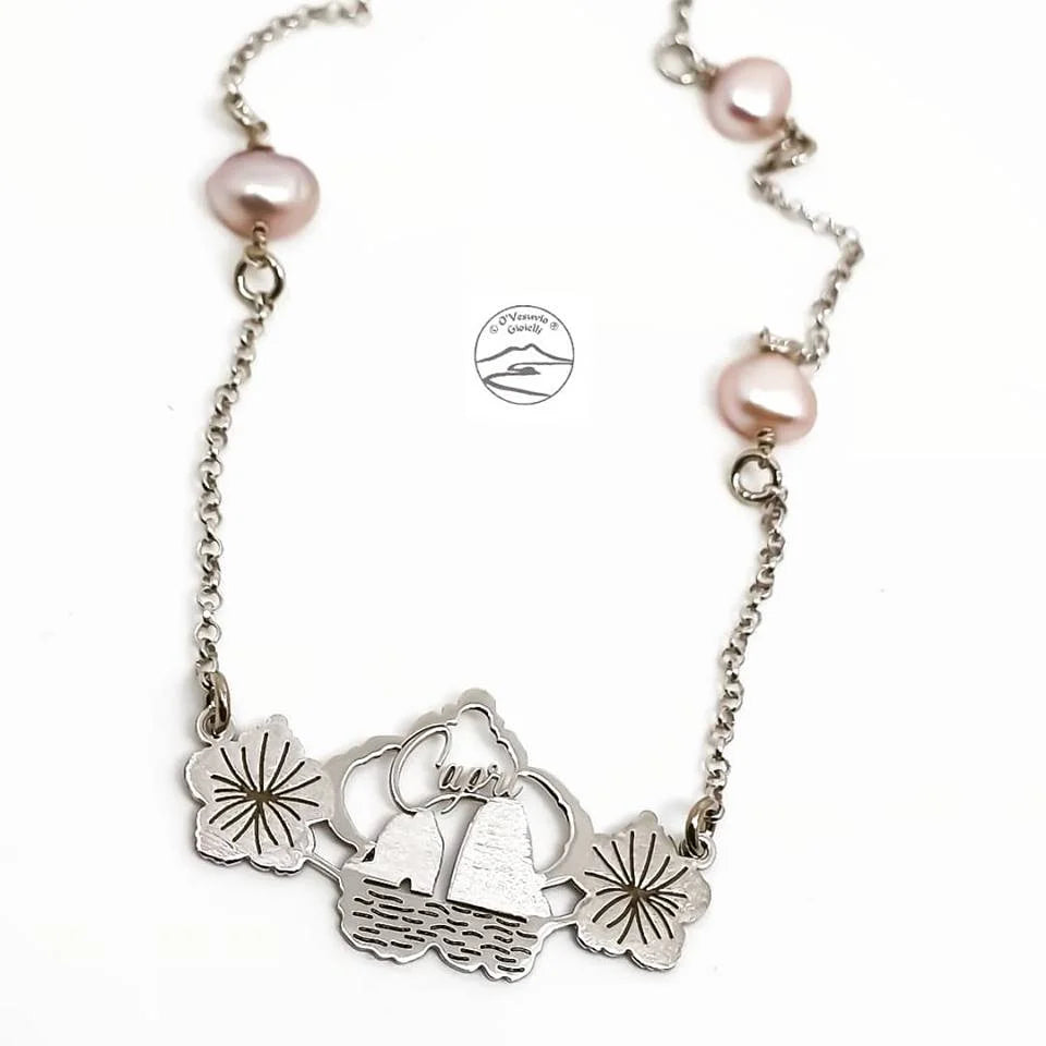 Collana Azzurro Capri Perle