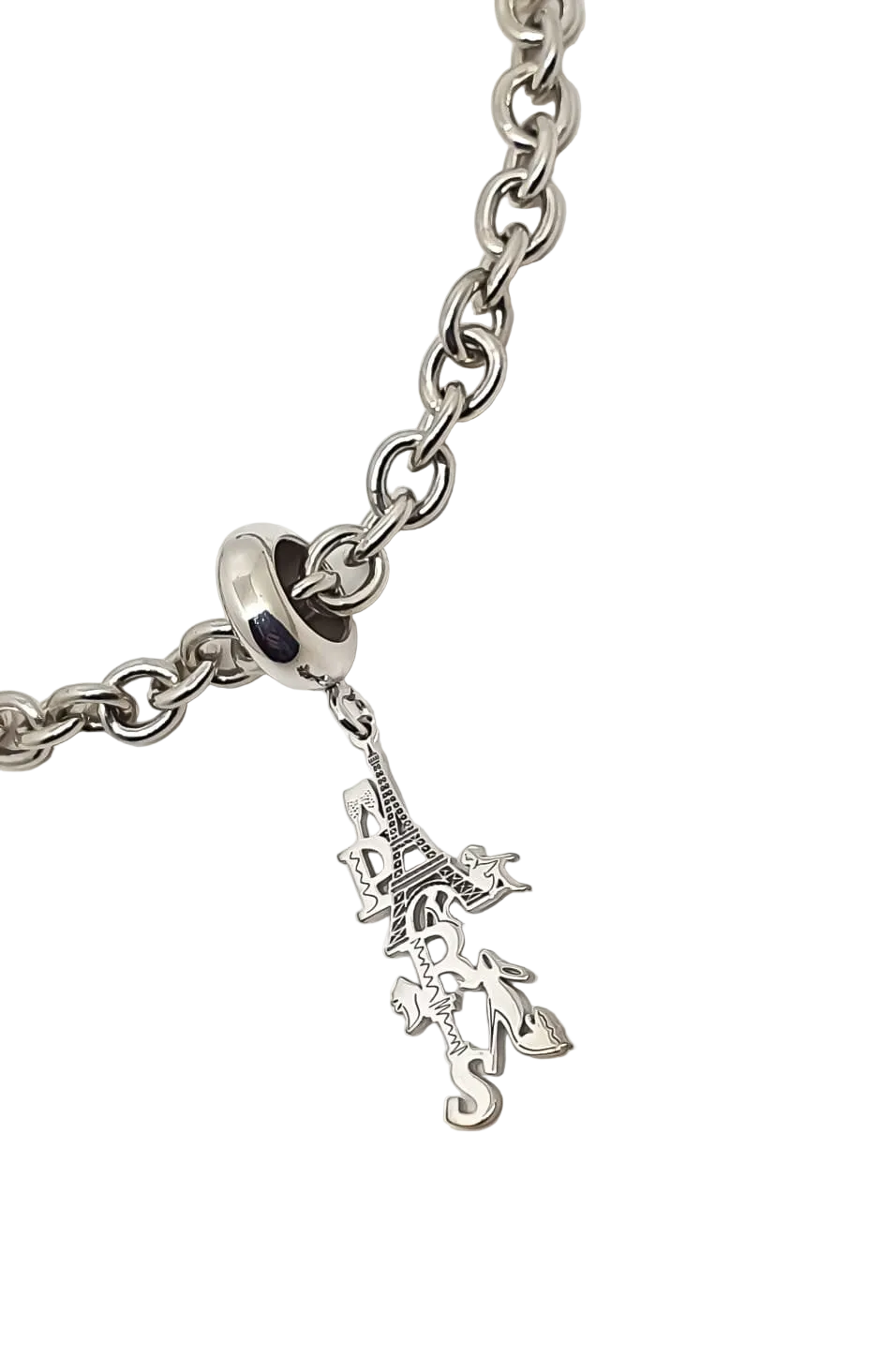 Ciondolo Bracciale Parigi Argento