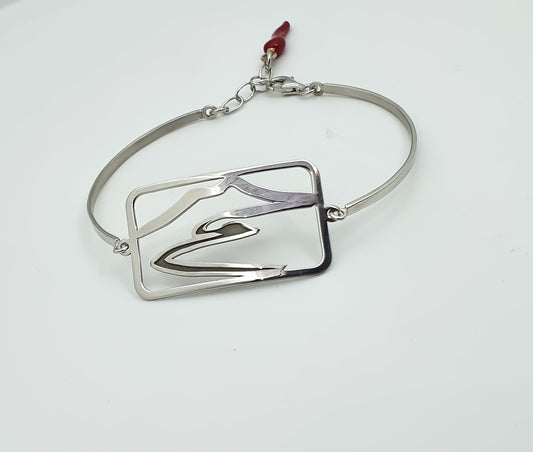 Bracciale O’ Vesuvio stilizzato argento