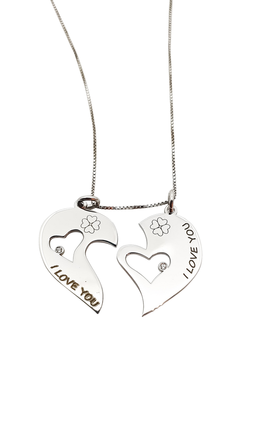 collana cuori spezzati