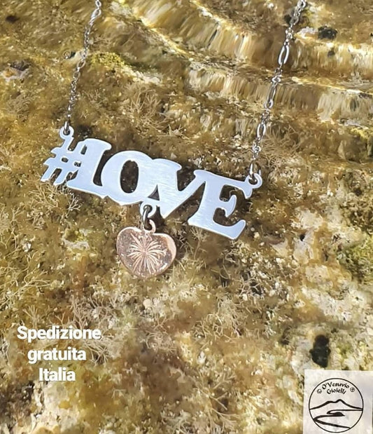 collana hashtag Love #Amore