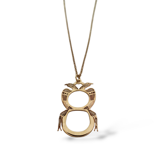 Collana Portafortuna Asso di denari argento