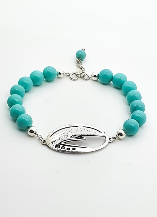 Bracciale Vesuvio Partenope Turchese