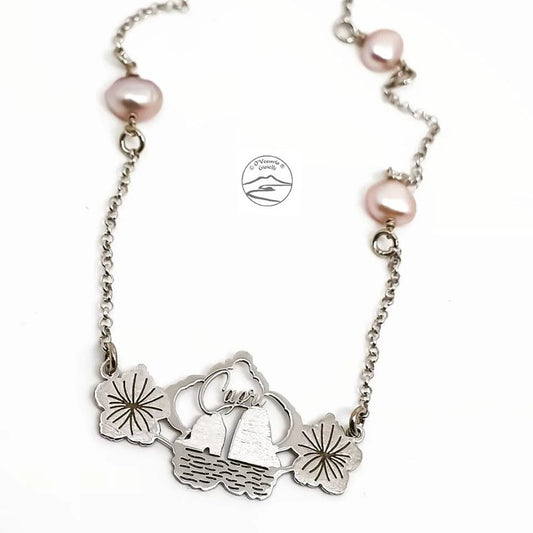 Collana Azzurro Capri Perle