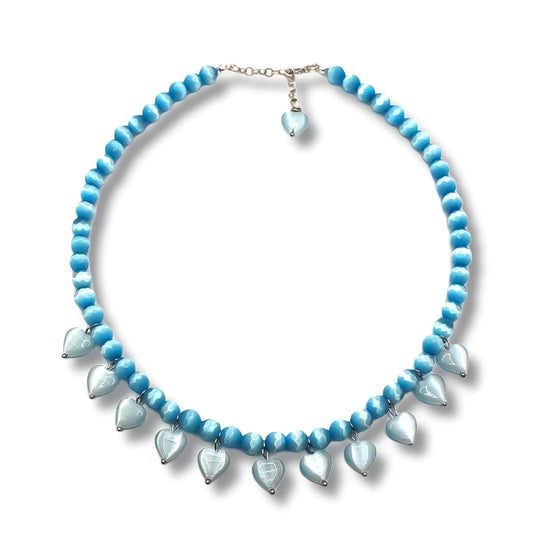 Collana Girocollo Pietra di Gatto Briolet