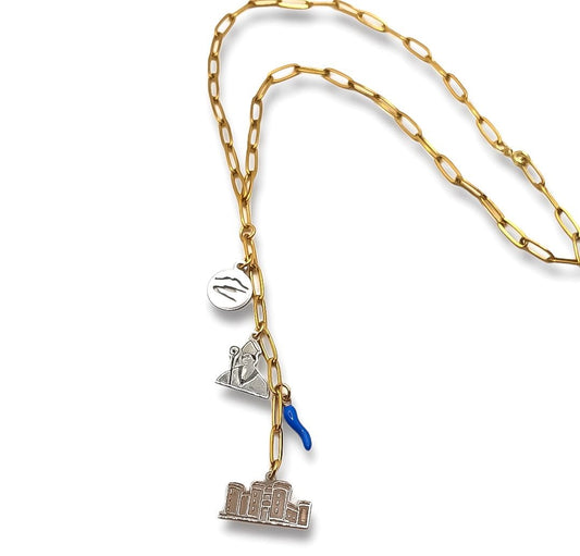Collana Napule Charms San Gennaro Maschio Angioino