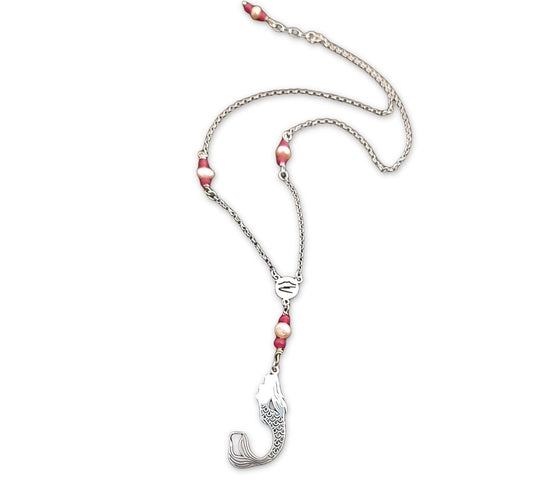 Collana Sirena e Partenope Argento Diamantata