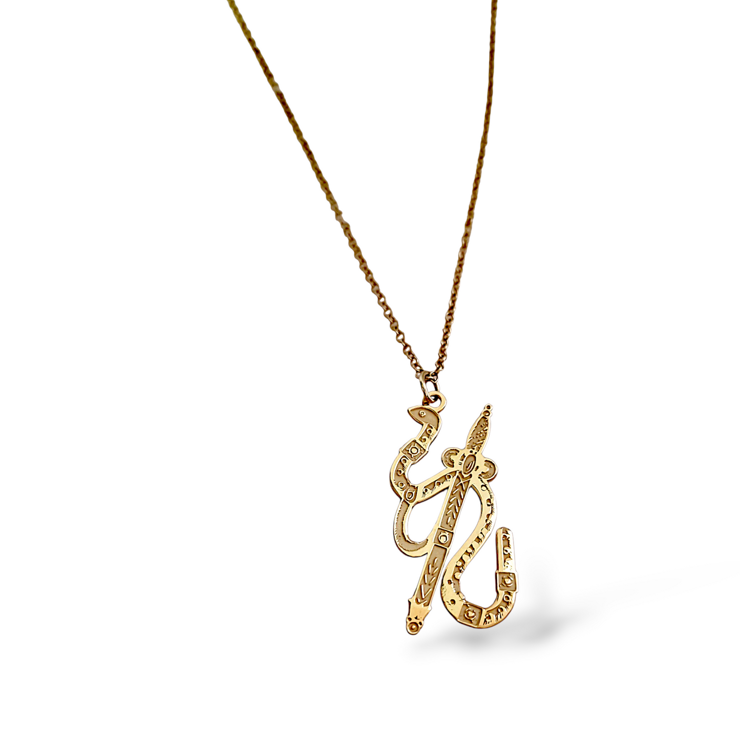 Collana Portafortuna Asso di spade carte napoletane