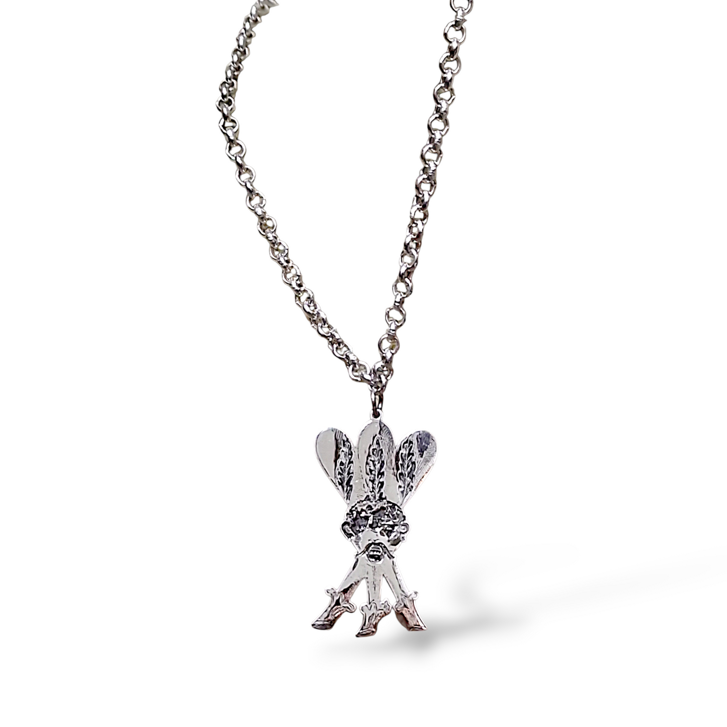 Collana Portafortuna argento 3 di bastoni