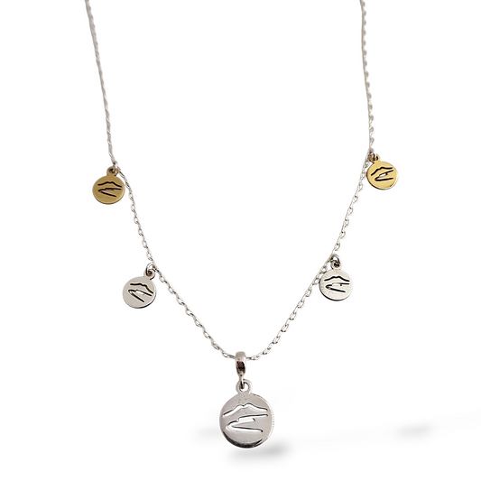 Collana charms Vesuvio