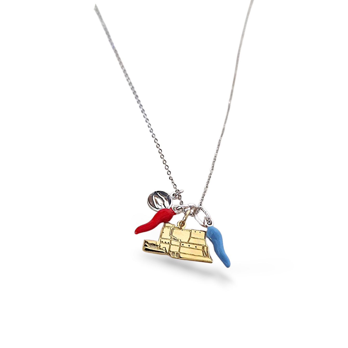 Collana portafortuna argento Napoli